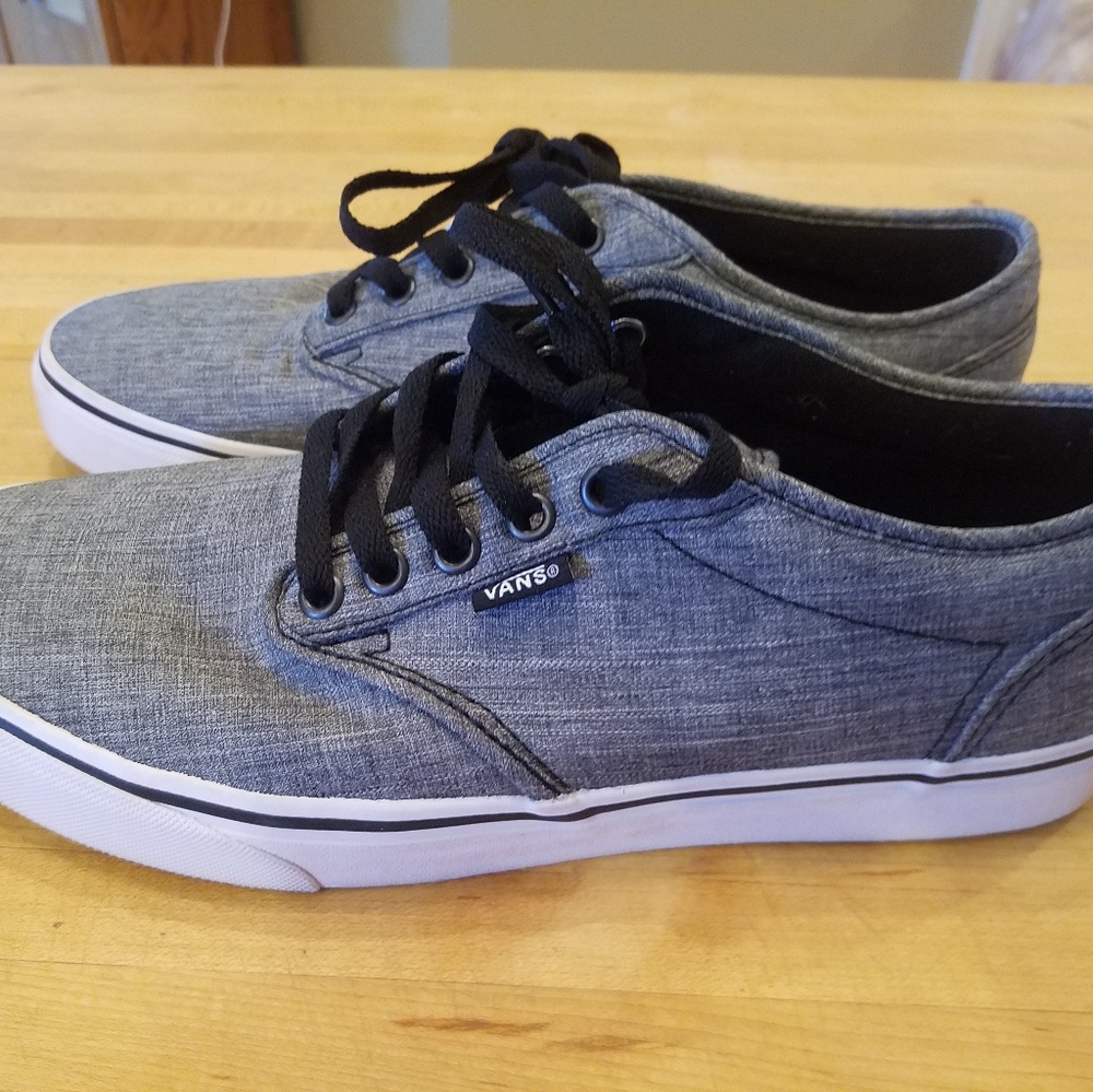 Van's Atwood black and white sneakers